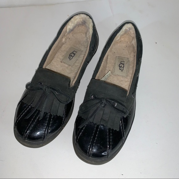 UGG Flats with Fur Lining Sz 6 - Picture 2 of 11